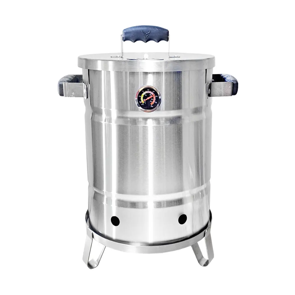 Barril Ahumador Mini en Acero Inoxidable