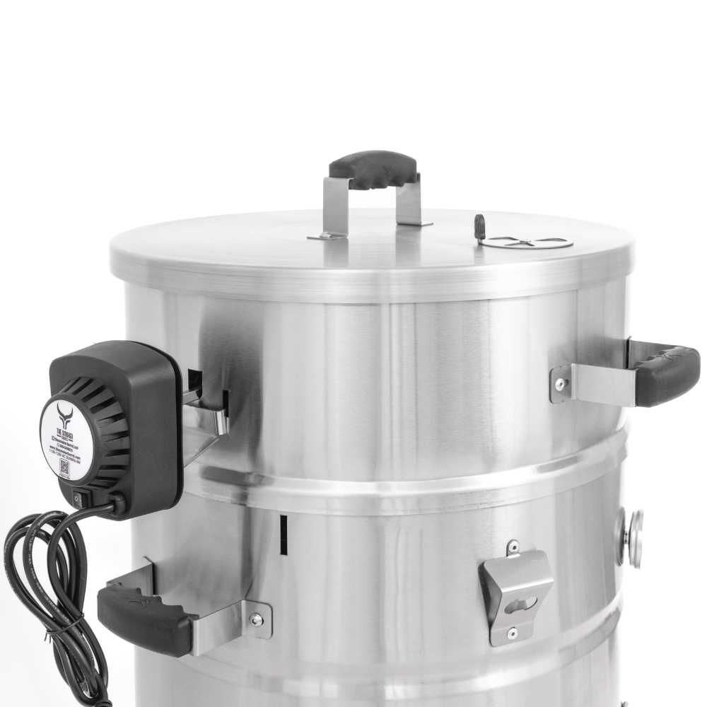 rostizador Barril ahumador bufalo premium con rostizador